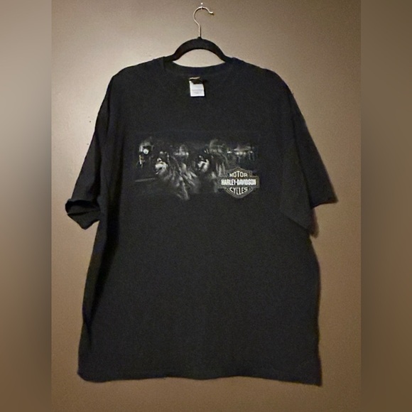 Men’s Harley Davidson Tee Shirt 100% Cotton Smoky Mountains 2XL - Picture 1 of 3